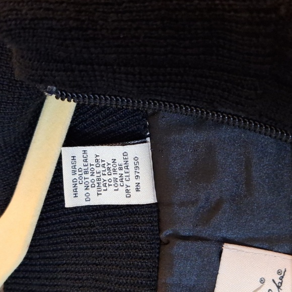 Bob Timberlake Signature Collection men's sweater 1/4 zip black size large lined - Picture 14 of 14